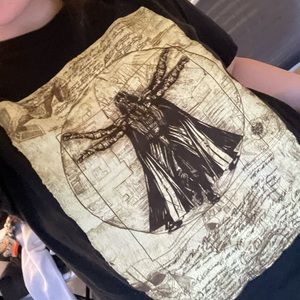 STAR WARS Darth Vader Michelangelo tee shirt